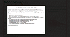 Desktop Screenshot of gaanapriya.in